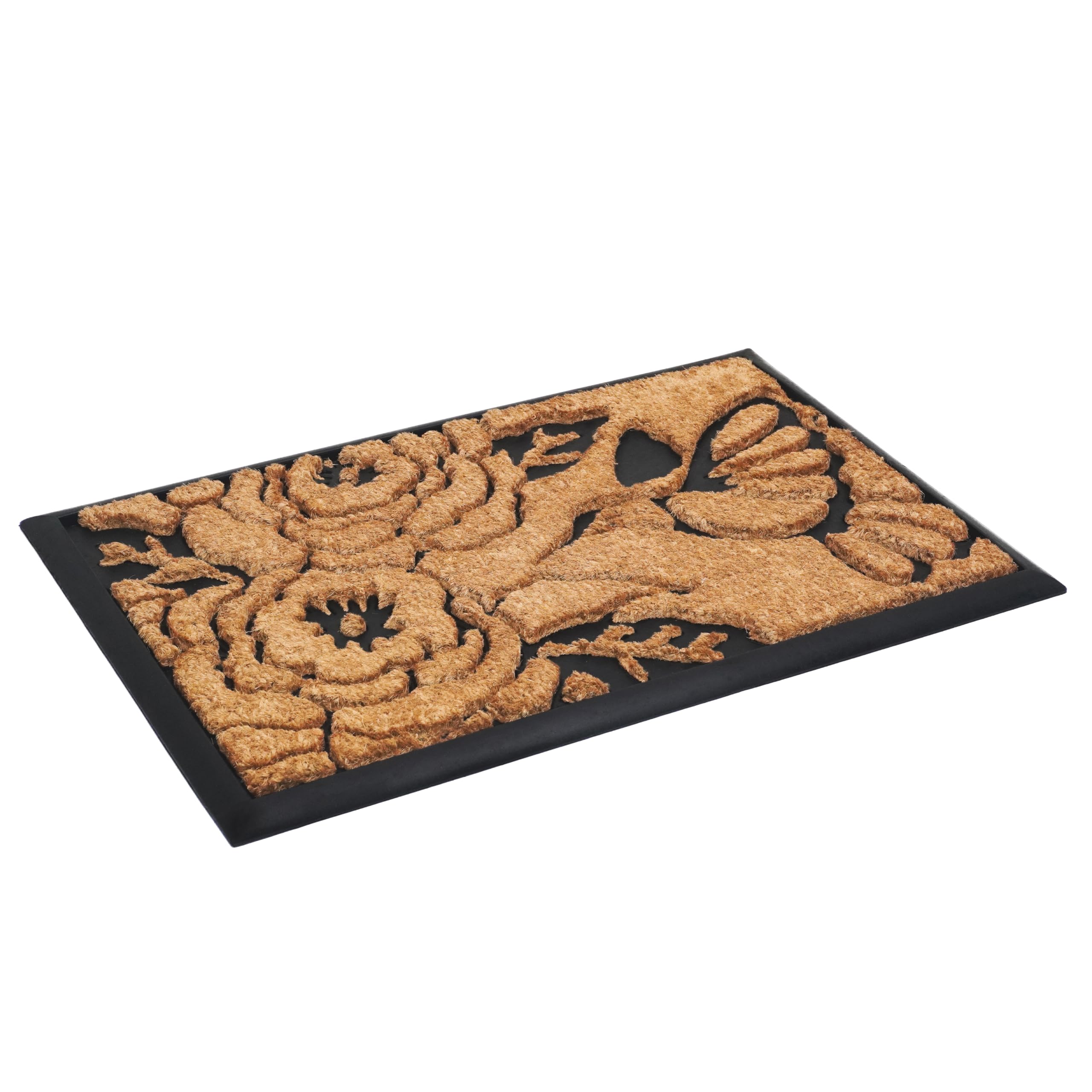 Calloway Mills Hummingbird Haven doormat cleans easily with sweeping or a quick hose rinse.