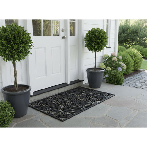 All-season durability of Calloway Mills Lilac Vine Doormat