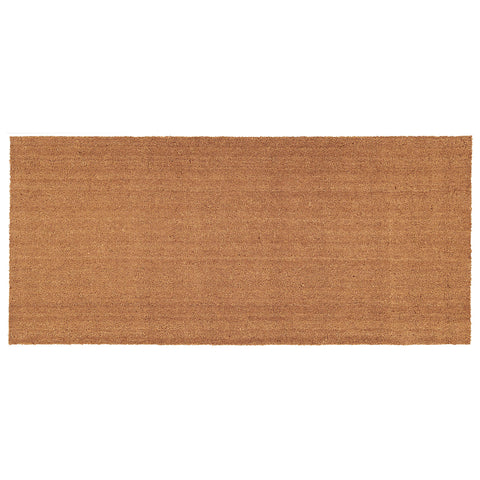 Calloway Mills natural coir doormat 24x48 inches scrapes dirt from footwear