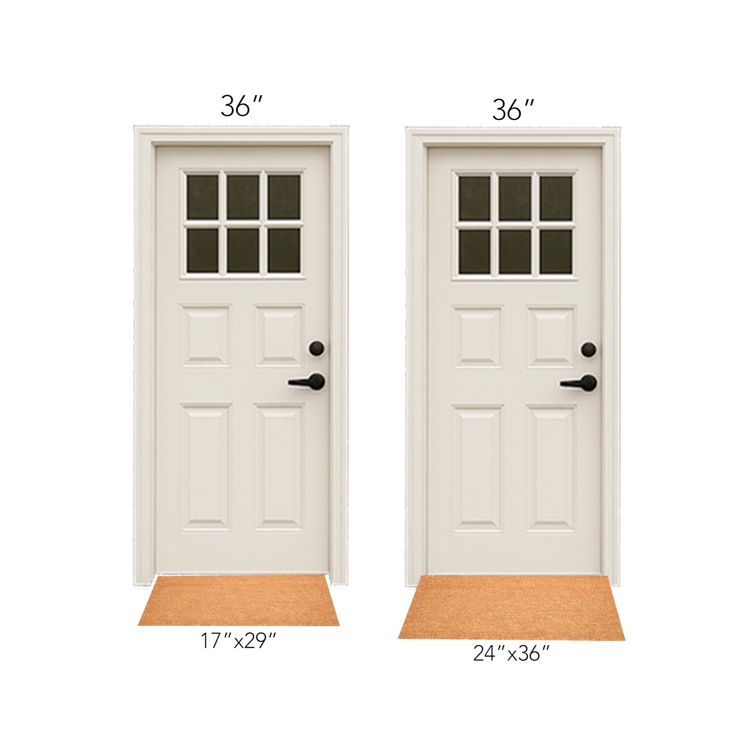All-season Calloway Mills doormat retains color and withstands weather