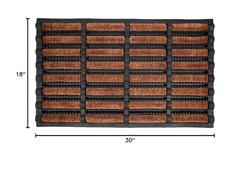 Close-up of Calloway Mills edge rubber bristles for boot cleaning
