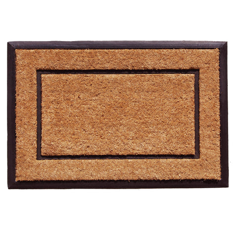 Calloway Mills The General Doormat with oversized coverage traps debris at the entry