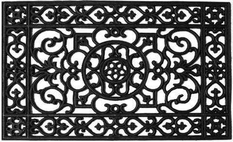Calloway Mills Utopia doormat with detailed scroll pattern for all-season curb appeal.