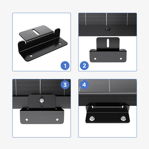 Callsun corrosion-resistant mounting brackets withstand outdoor solar setups.