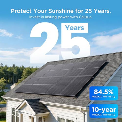 Callsun provides decades-long support and 25-year output maintenance promise.