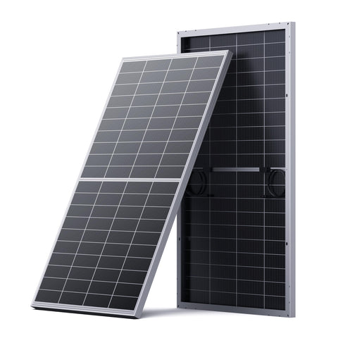 Callsun N-Type 16BB 200W panel front view highlighting high-efficiency cells