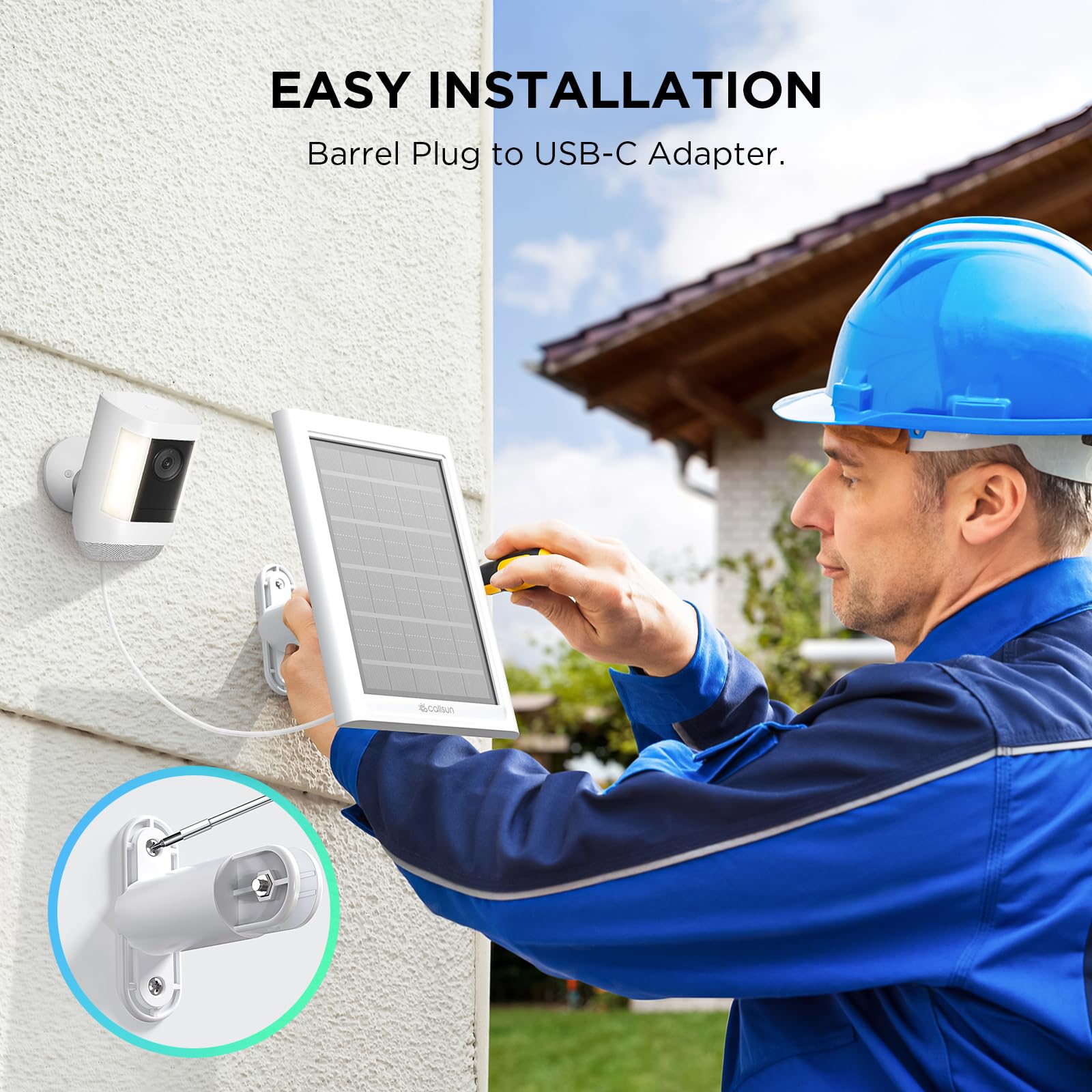 Callsun durable, weather-ready solar panel enduring harsh outdoor conditions