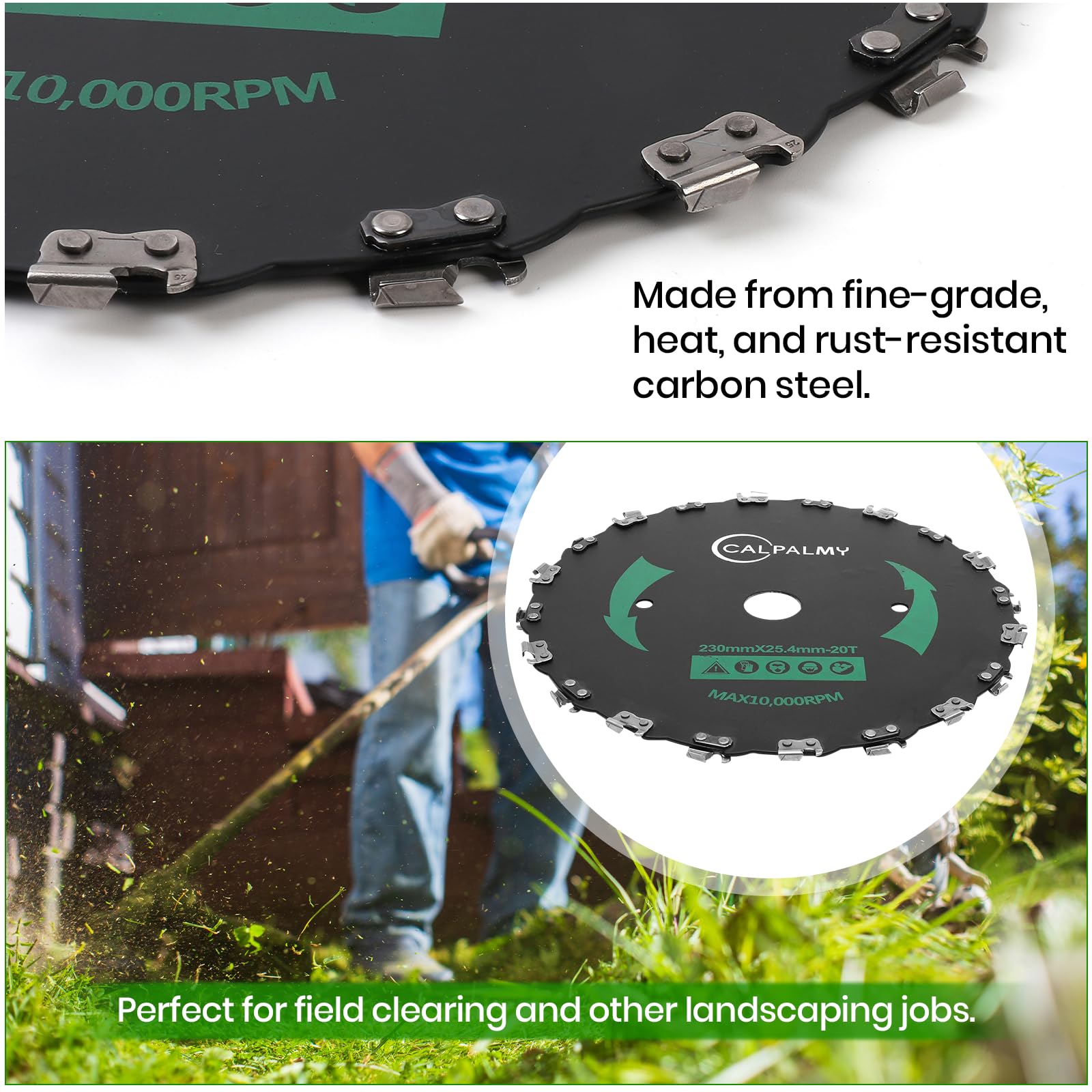 CALPALMY four washers for secure mounting on compatible trimmers