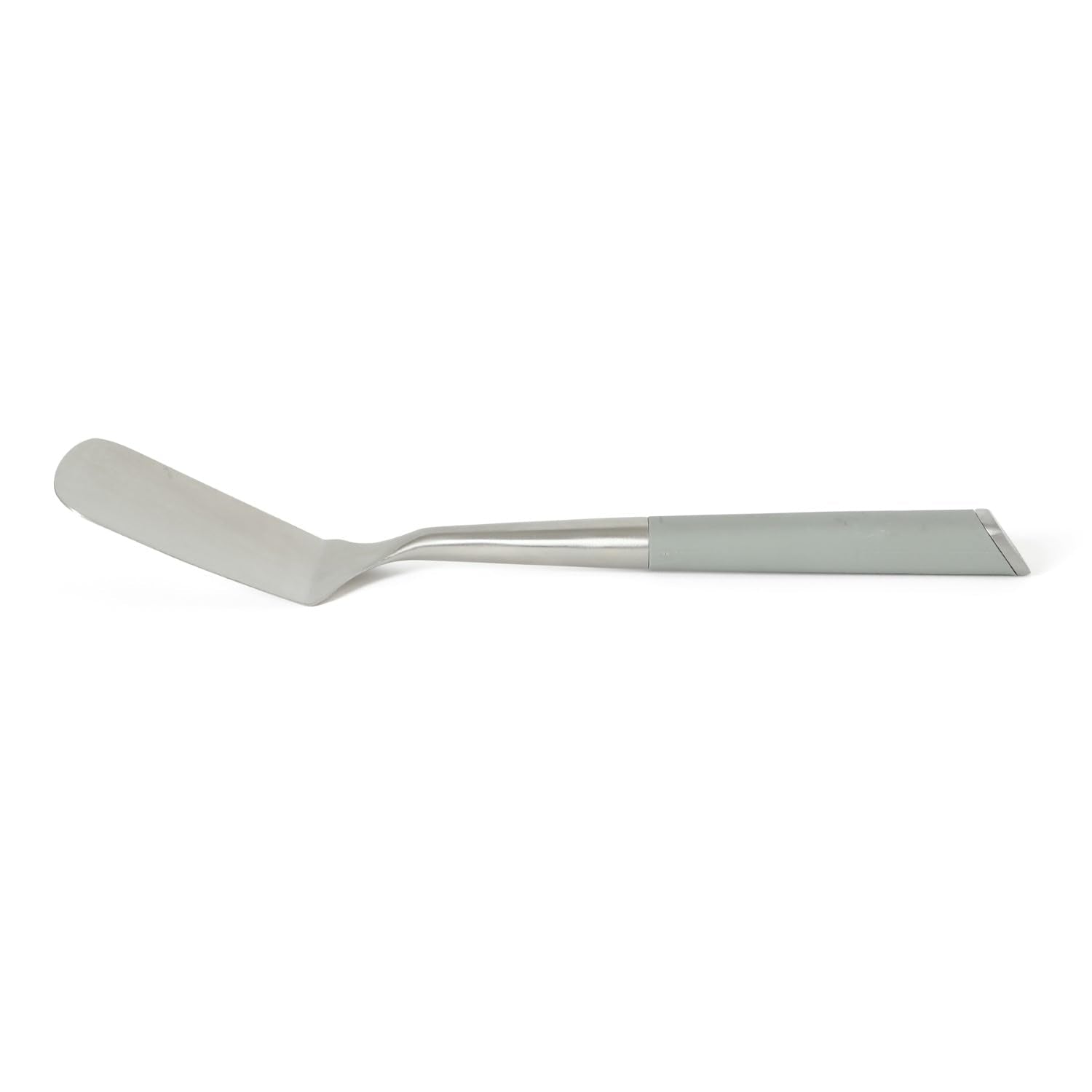 Calphalon Edge turner supports delicate sauces with controlled lifting