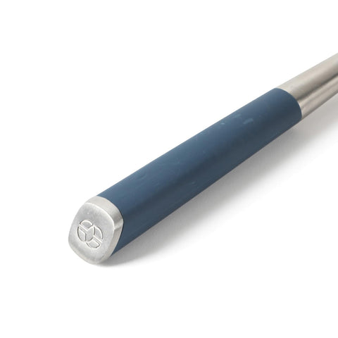 Calphalon Edge stainless steel slotted turner ideal for sauces and delicate toppings.