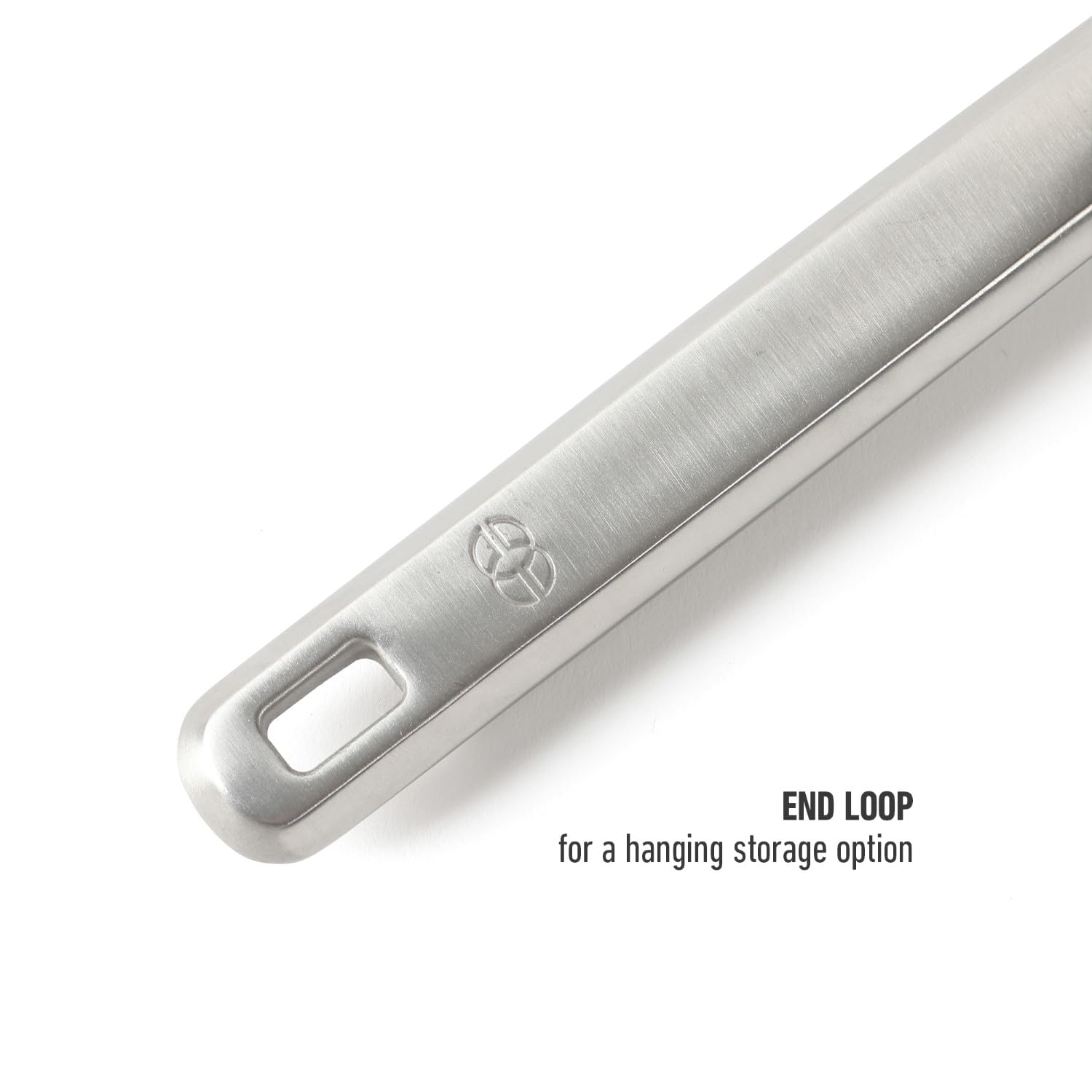 Calphalon Prime heat‑resistant silicone stays flexible during stirring