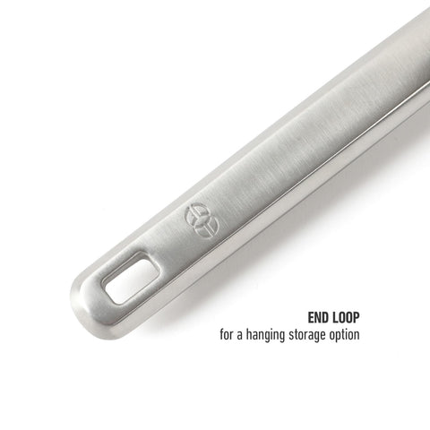Calphalon Prime heat‑resistant silicone stays flexible during stirring