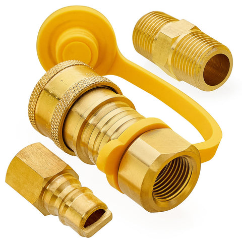 CALPOSE 38-inch natural gas quick-connect kit for easy, secure connections.