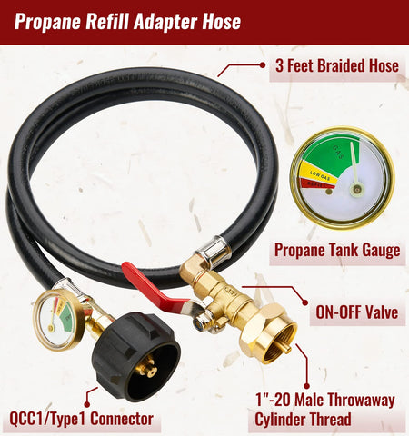 CALPOSE brass hose construction delivers durability in outdoor conditions.