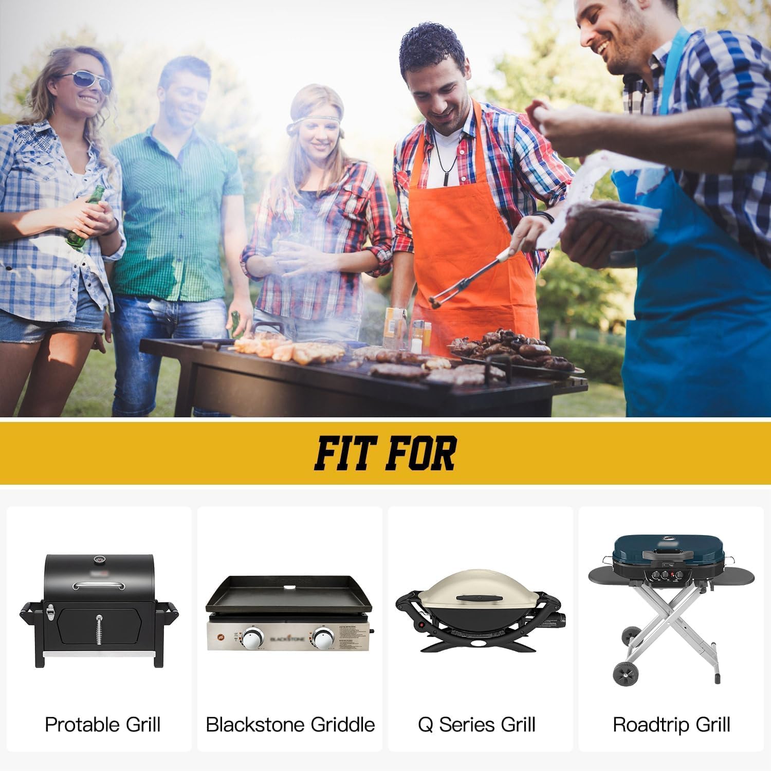 CALPOSE easy-install quick-connect system for RV grilling