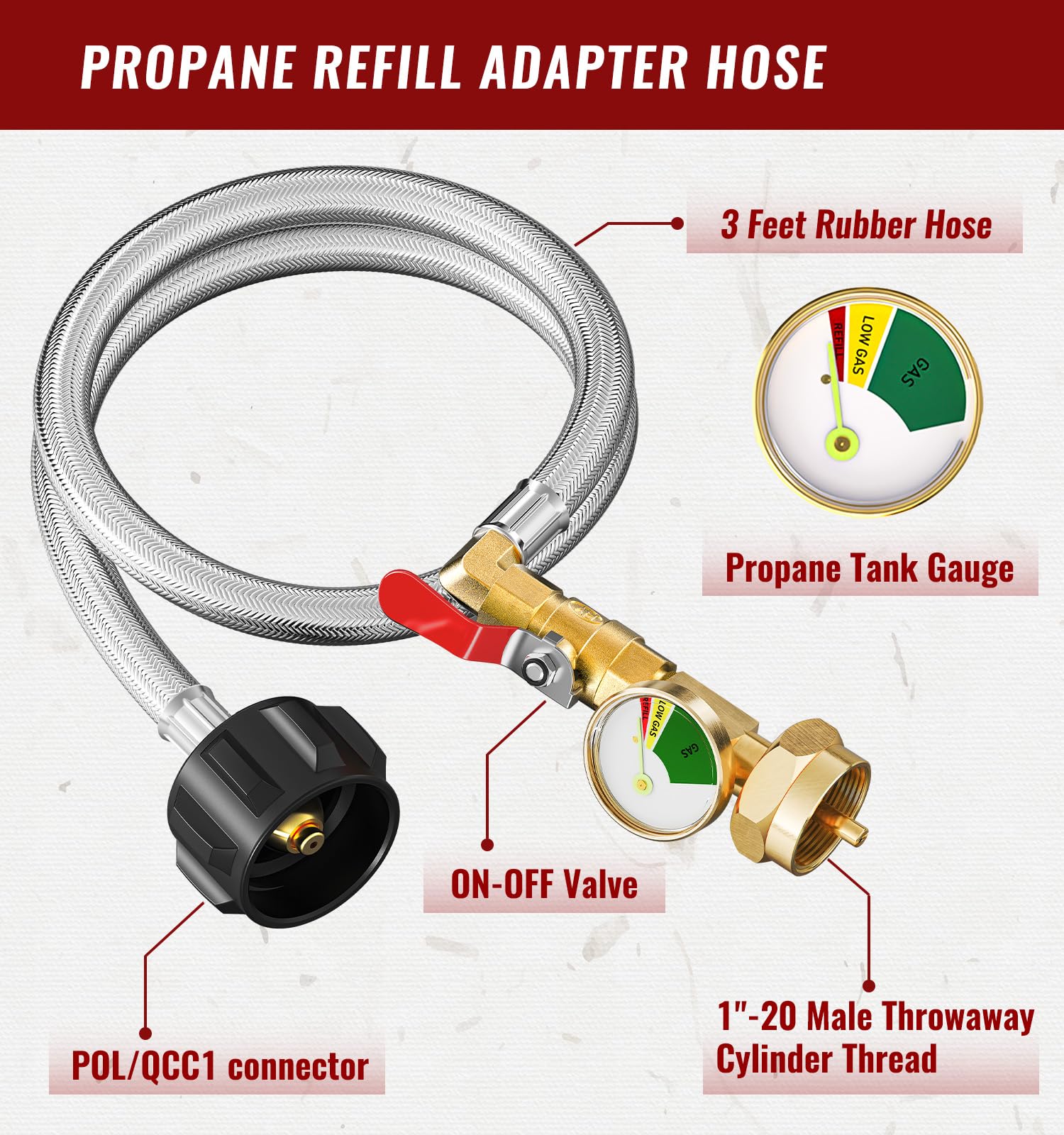 CALPOSE ON/OFF valve allows precise flow control during refilling