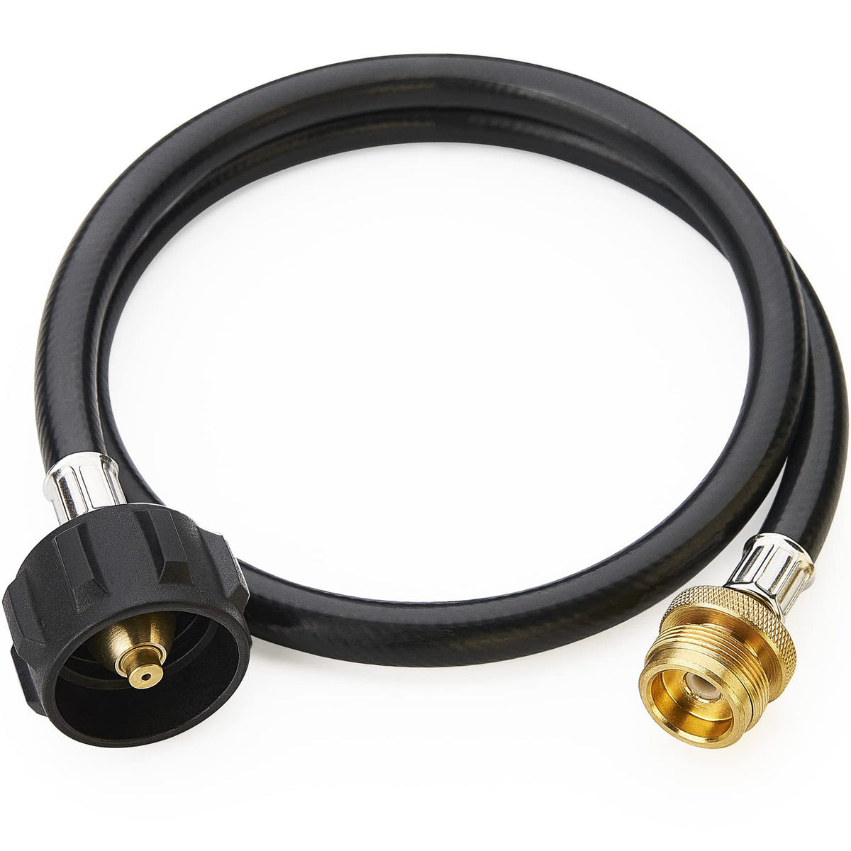 CALPOSE propane adapter hose 3 feet creates a stable, longer connection for convenient grilling.