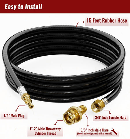 CALPOSE RV-to-grill quick-connect setup demonstrates easy, tool-free installation