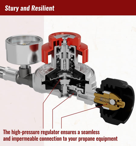 CALPOSE stainless steel braid hose resists abrasion and weathering for long-lasting performance.