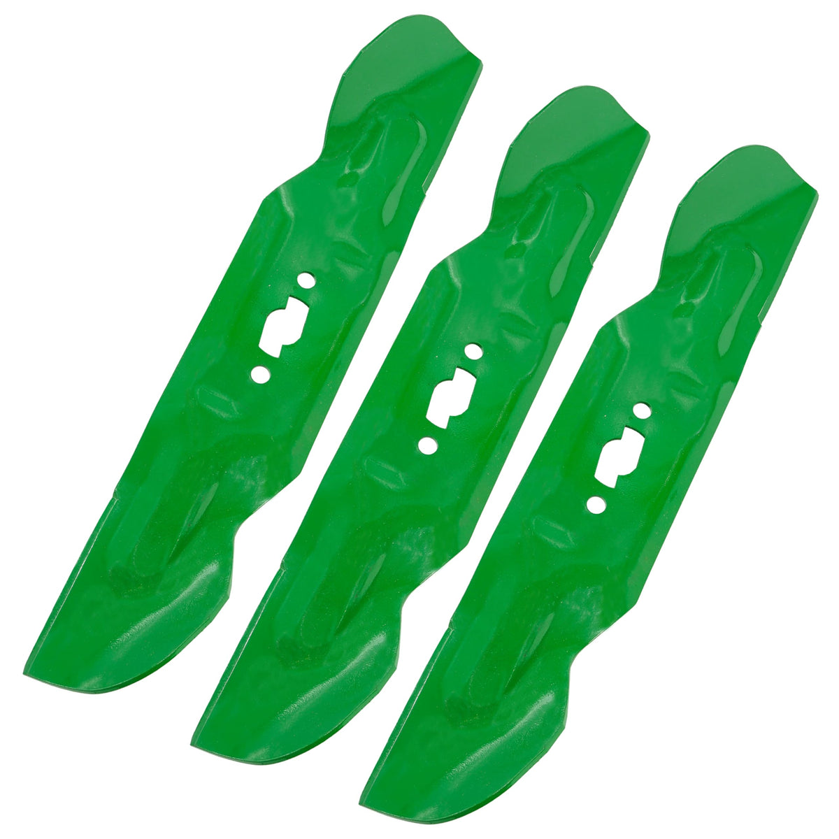 Caltric 54in deck spindle high lift blades closeup edge for a clean, precise cut