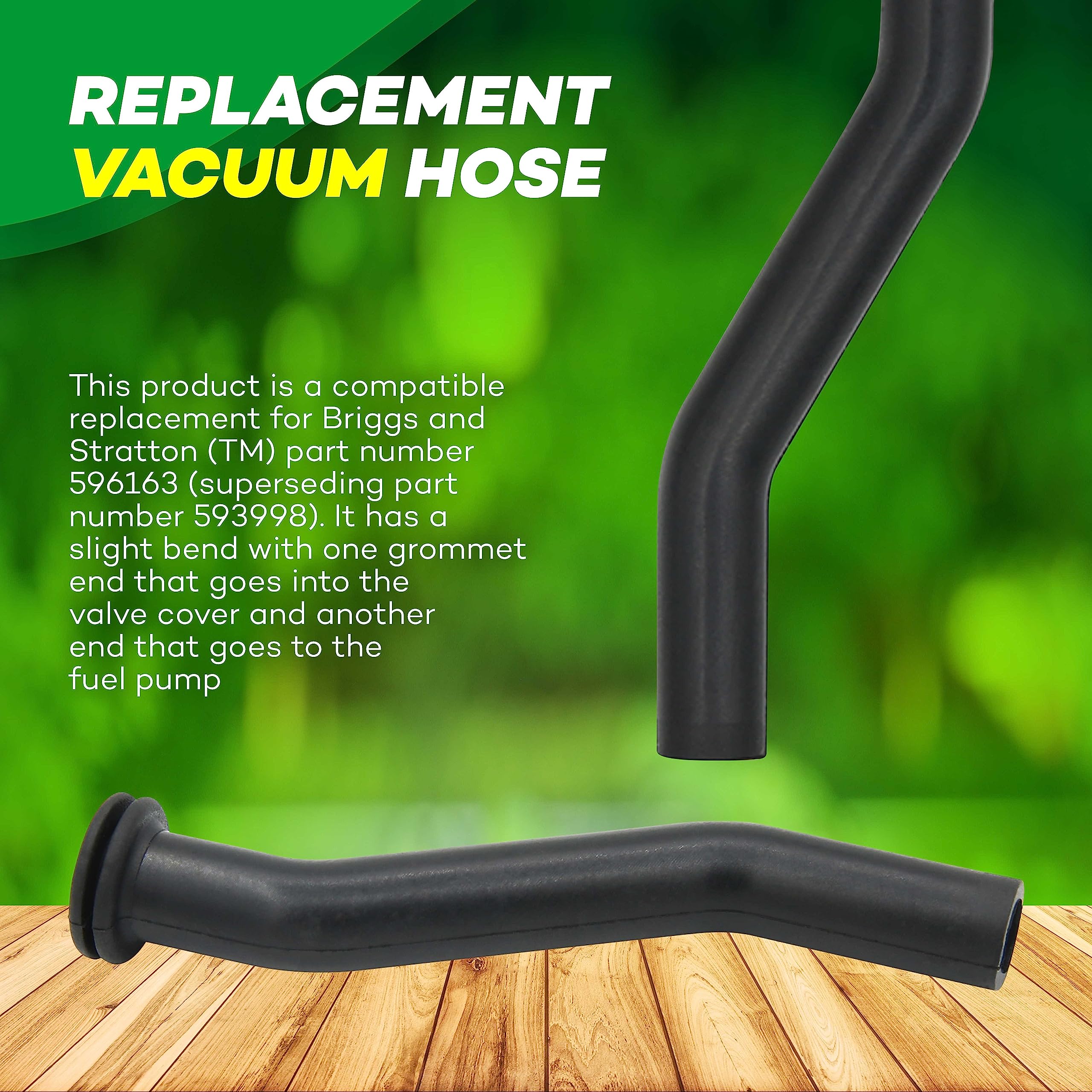 Calvana 596163 hose compatibility with Briggs & Stratton engines