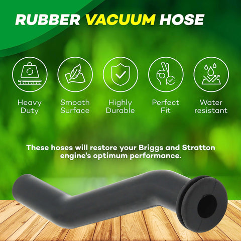 Calvana 596163 vacuum hose dimensions and specs including 3 inch length and 0.59 inch grommet