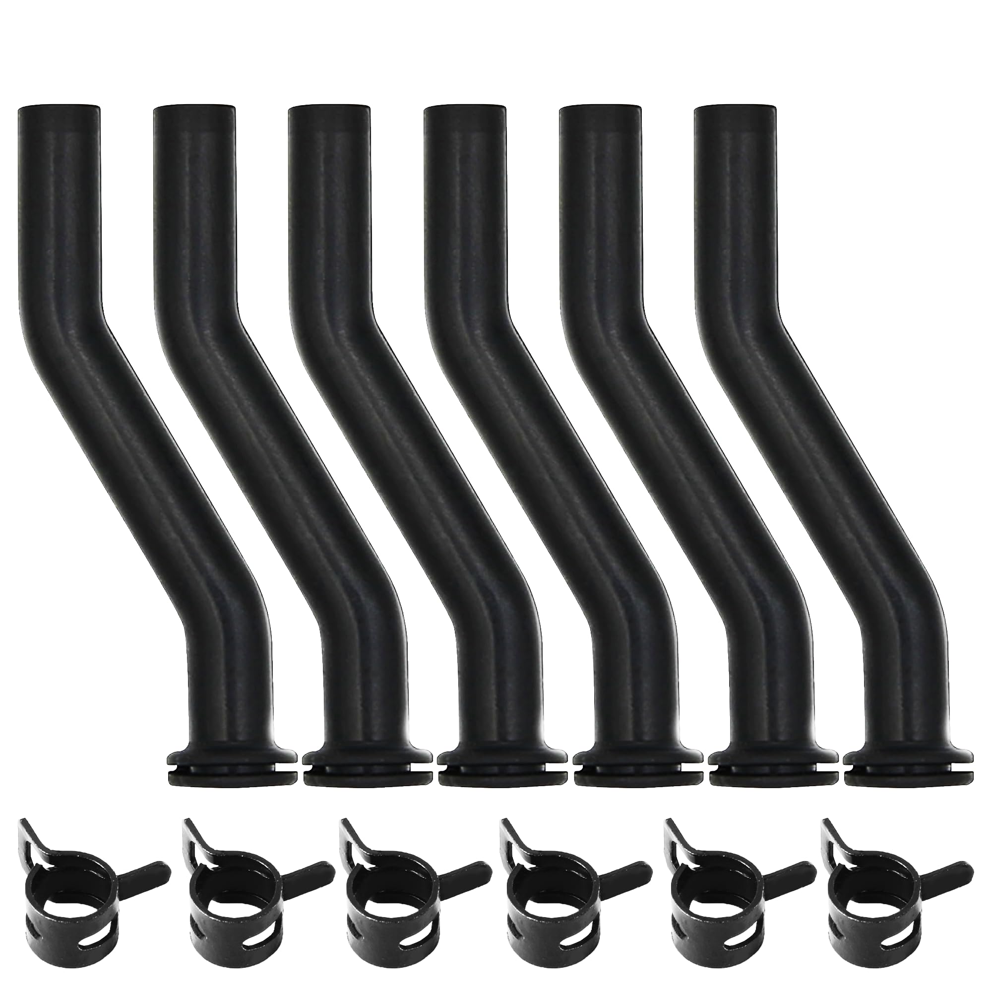 Calvana 596163 rubber vacuum hose close-up highlights durable construction.