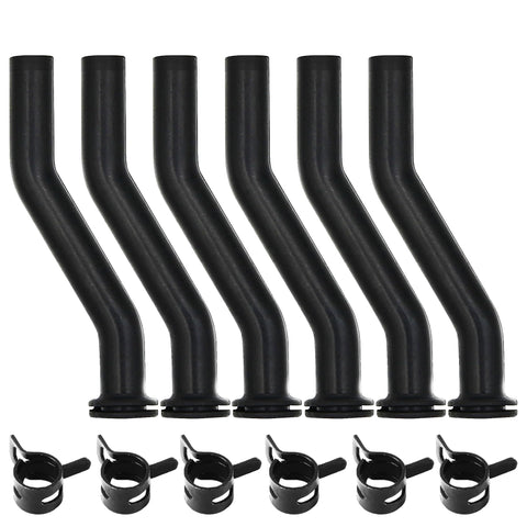 Calvana 596163 rubber vacuum hose close-up highlights durable construction.
