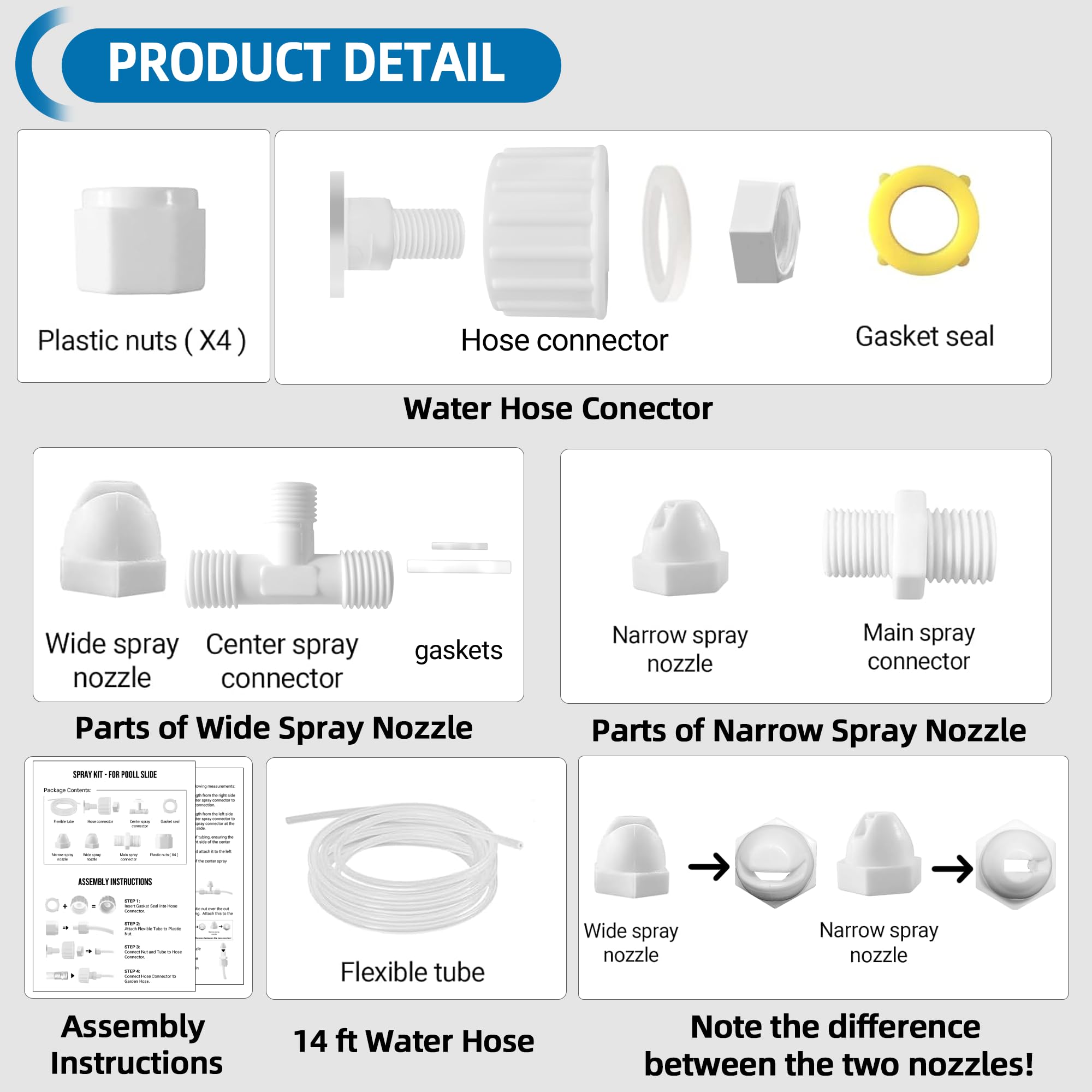 Calvana garden hose connector demonstrates secure quick-install compatibility.