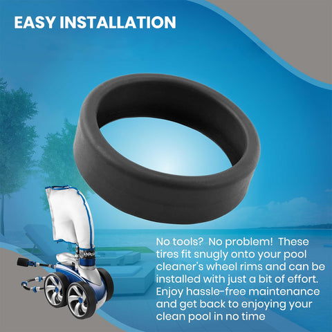 Calvana rugged tread resists wear for longer service life.