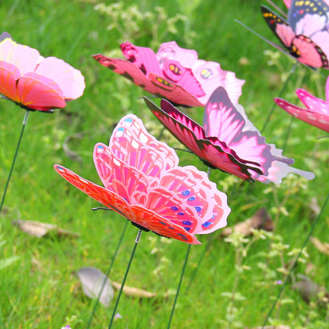 CAMATET double-wing lifelike design adds dynamic garden charm