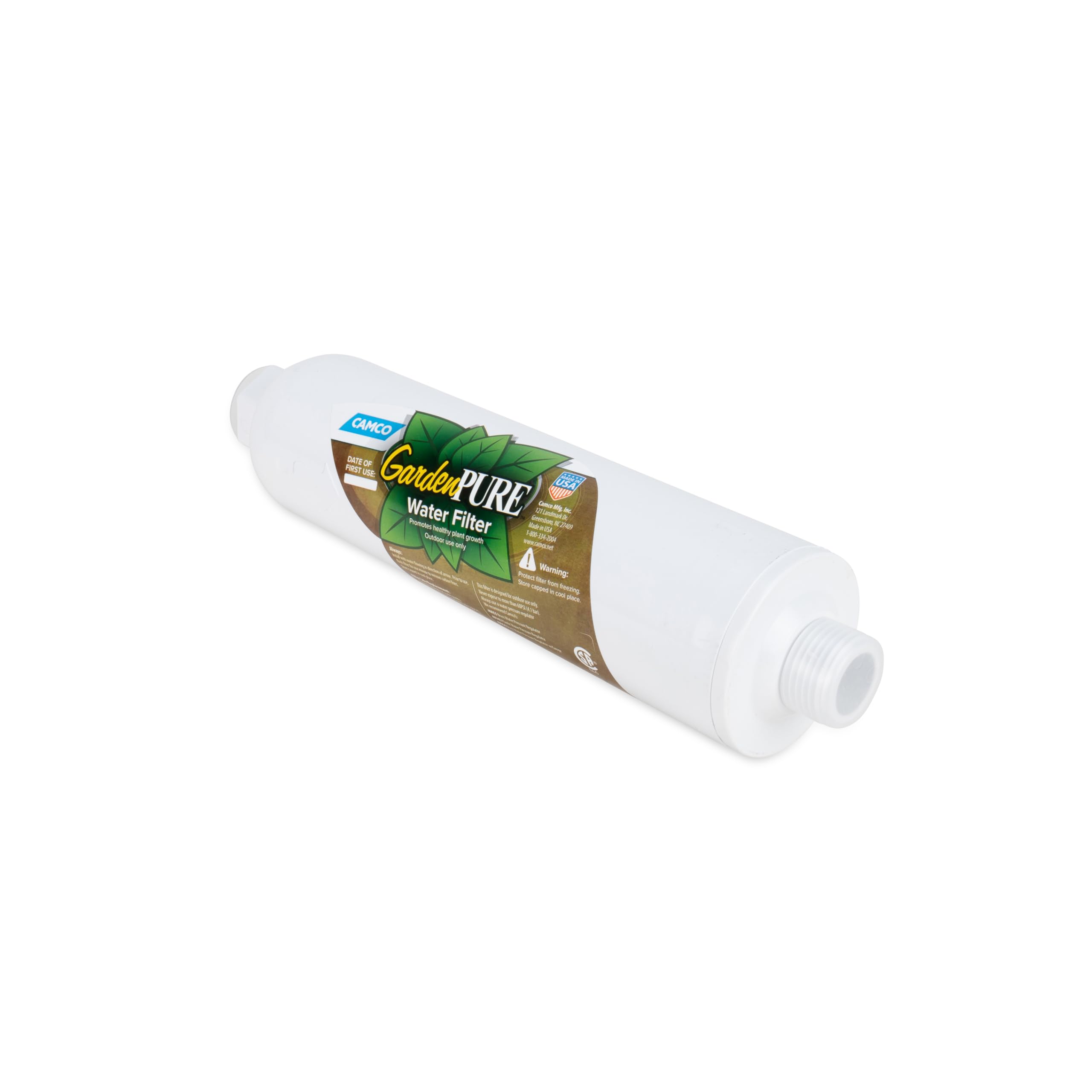 GardenPURE filter attached for houseplants and compost tea preparation