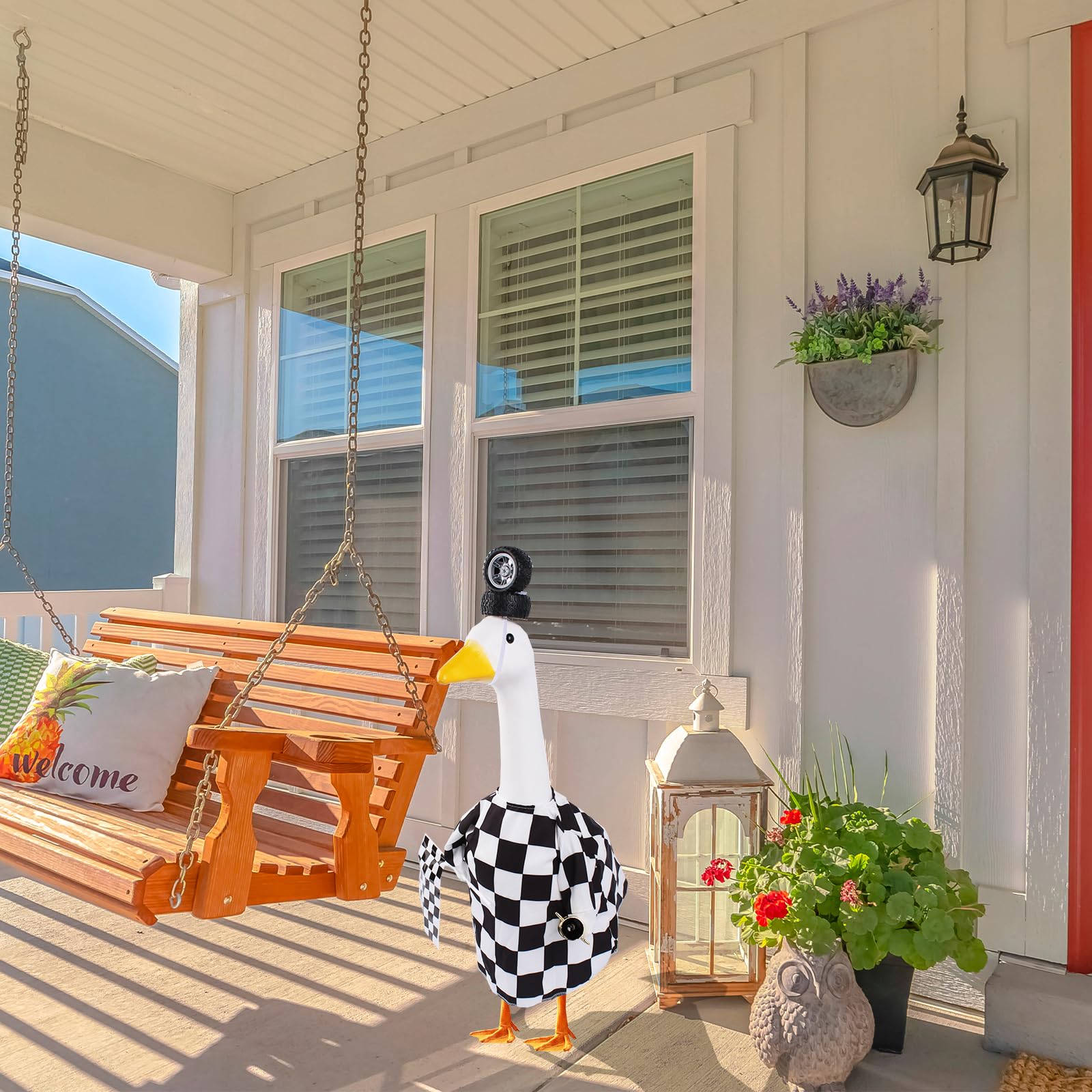 Camduck durable polyester construction withstands outdoor decoration year round