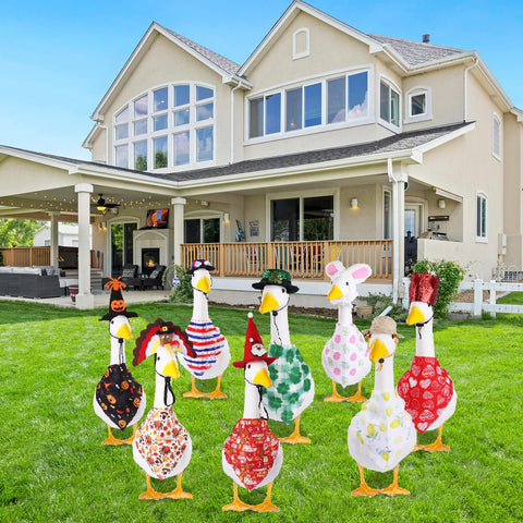 CAMDUCK Easter eggs goose costume for bright spring display