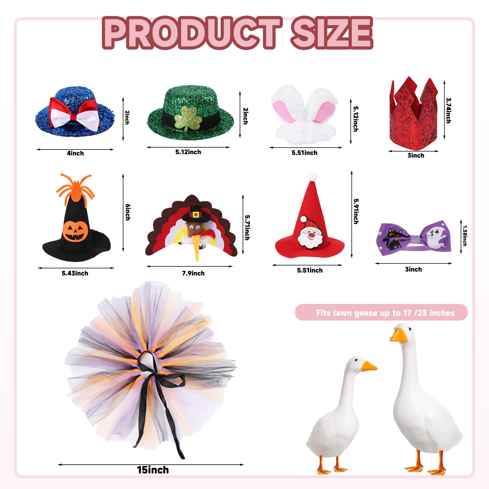 CAMDUCK seasonal goose bandana boosts colorful holiday flair on outdoor decor.
