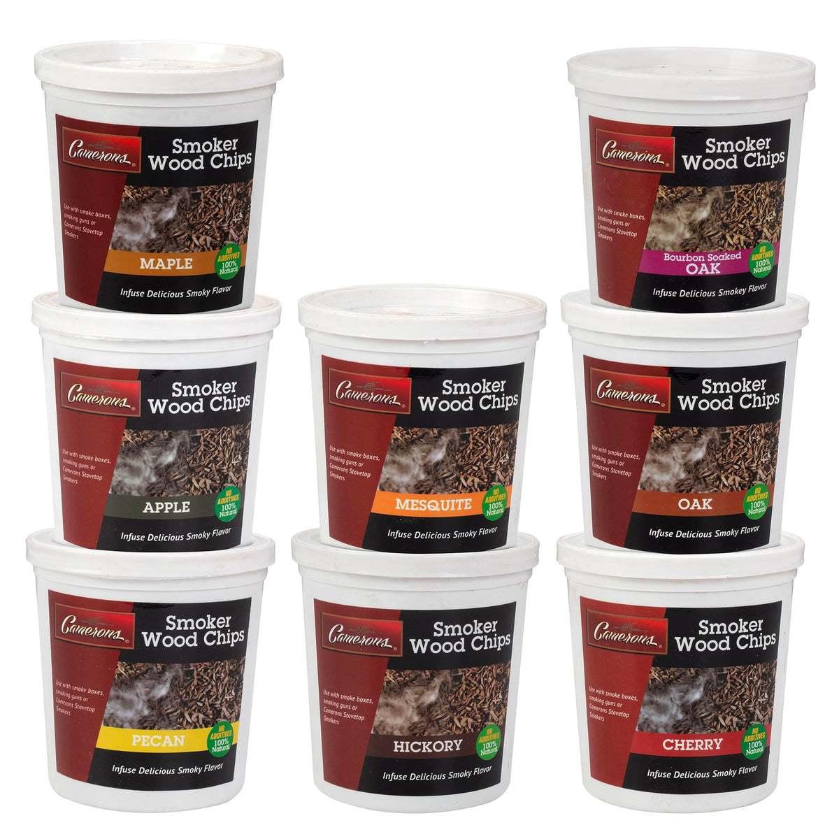 Camerons Apple Extra Fine Wood Chips for quick, even smoke flavor on meats and vegetables.