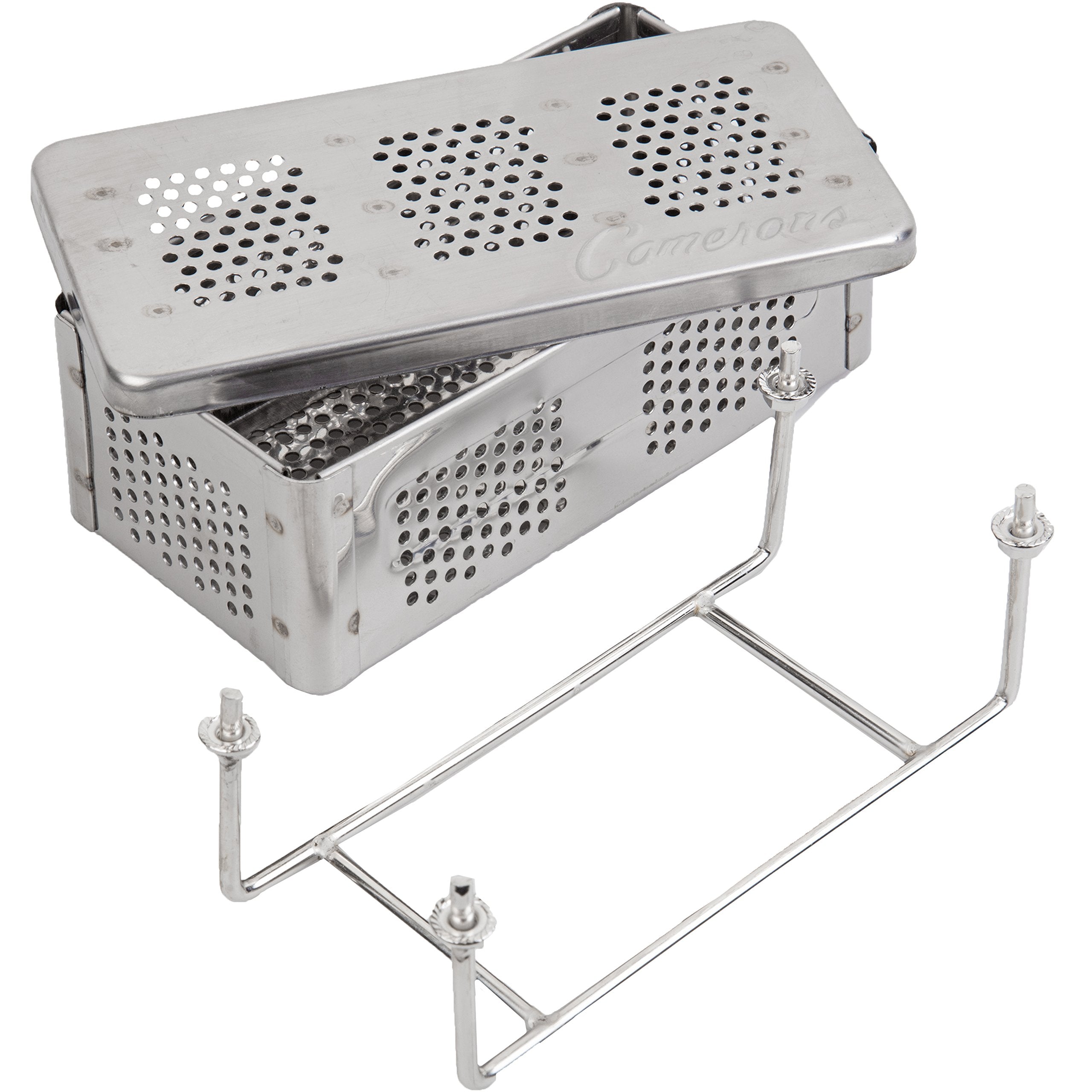 Compact stand design supporting easy grill conversion