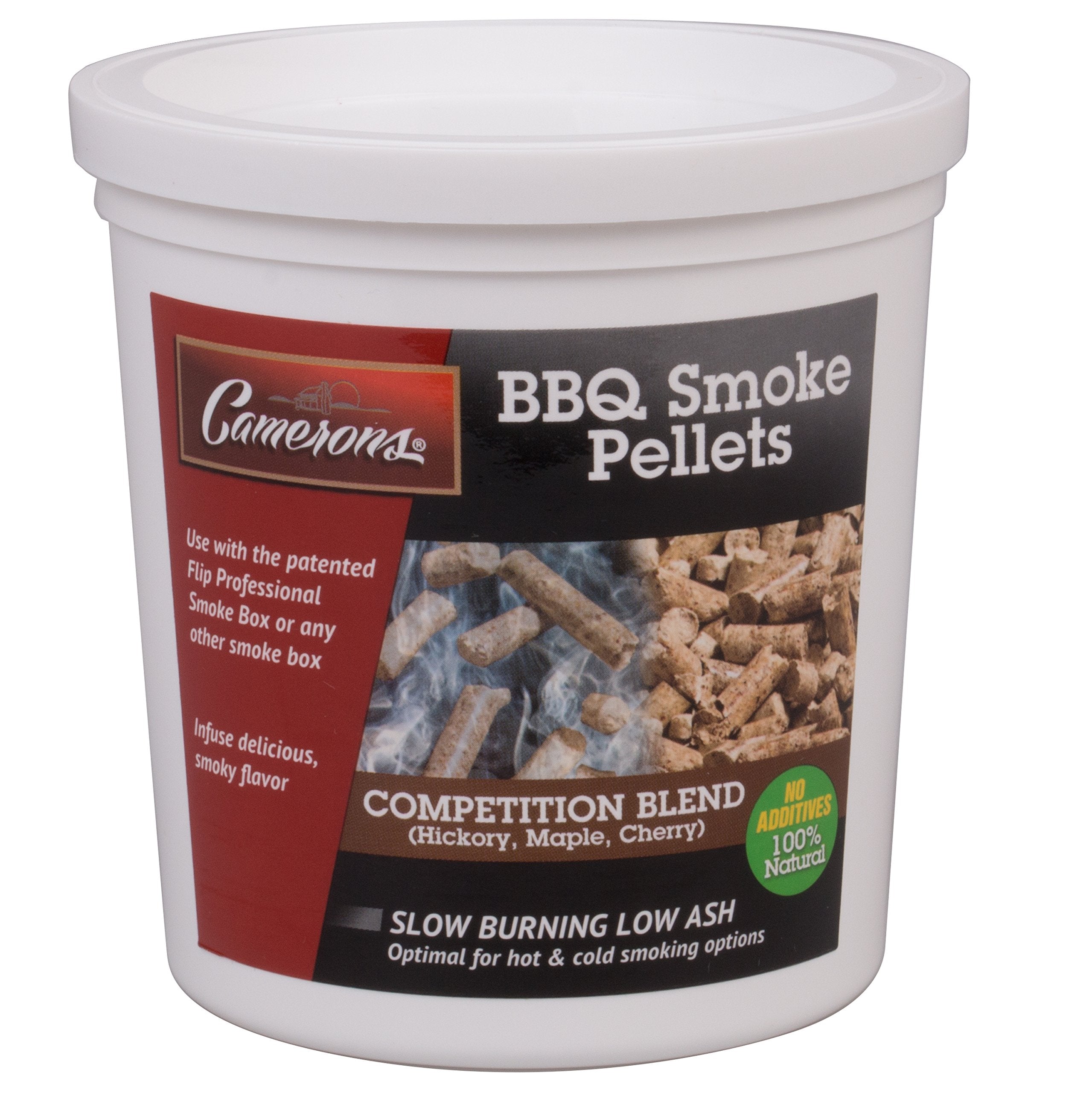 Camerons Competition Blend 1-Pint Pellets ready for smoking and grilling