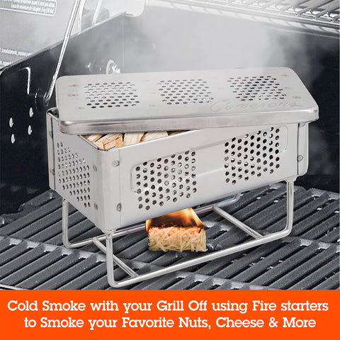 Bonus fire starters included with Camerons Flip smoke box