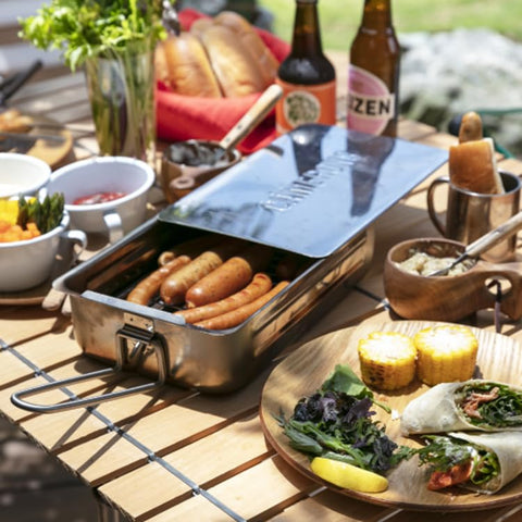 Camerons Mini Smoker for versatile indoor and outdoor cooking on any heat source.
