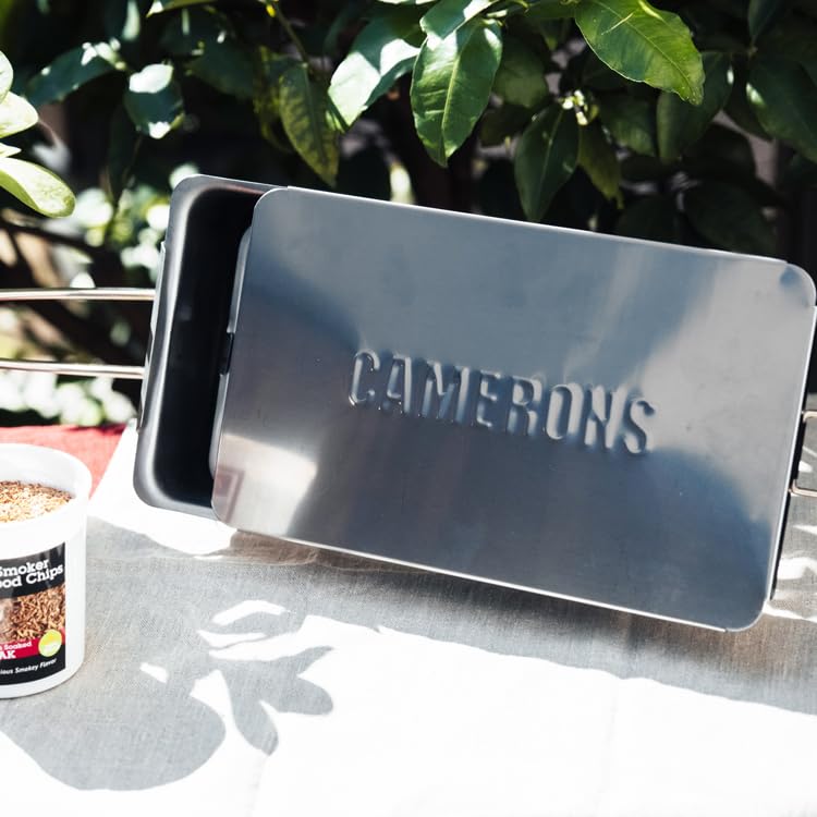 Camerons Smoked meats, fish, and vegetables achieved with a compact stovetop unit.