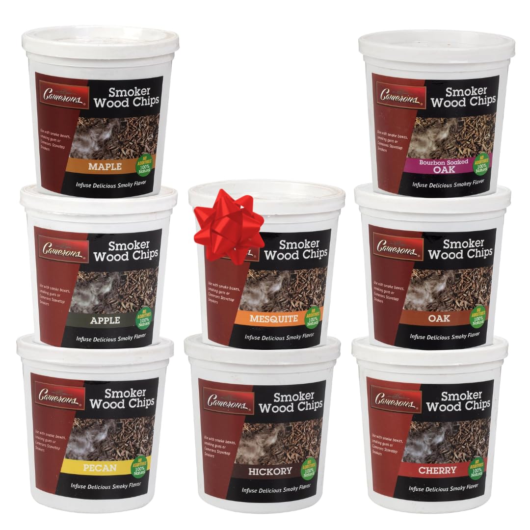 Camerons Variety Pack Extra Fine Wood Chips for all-in-one smoking session versatility.