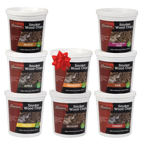 Camerons Variety Pack Extra Fine Wood Chips for all-in-one smoking session versatility.