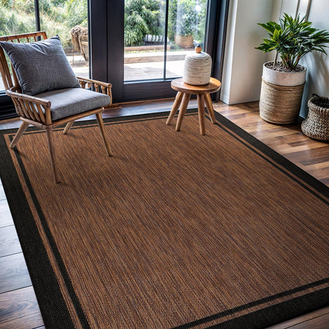 CAMILSON durable polypropylene rug for busy indoor-outdoor areas.