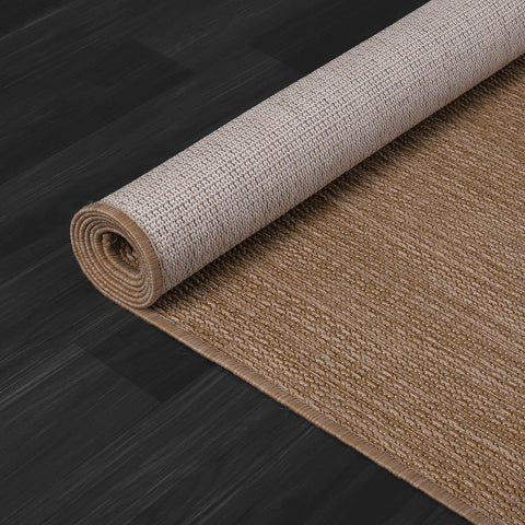 CAMILSON outdoor rug 5x7 suitable for indoor-outdoor spaces from kitchen to deck.