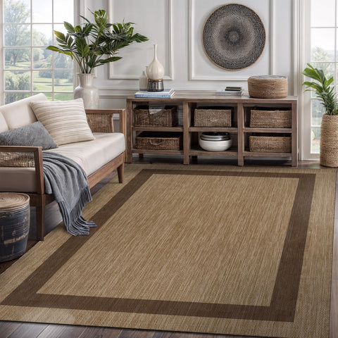 CAMILSON outdoor rug is washable with hose or vacuum, simplifying upkeep