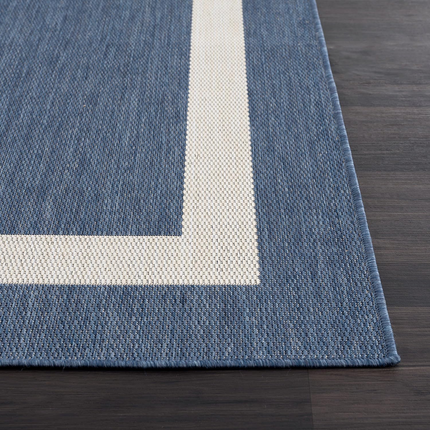 CAMILSON indoor-outdoor rug suitable for kitchen, deck, or living room.