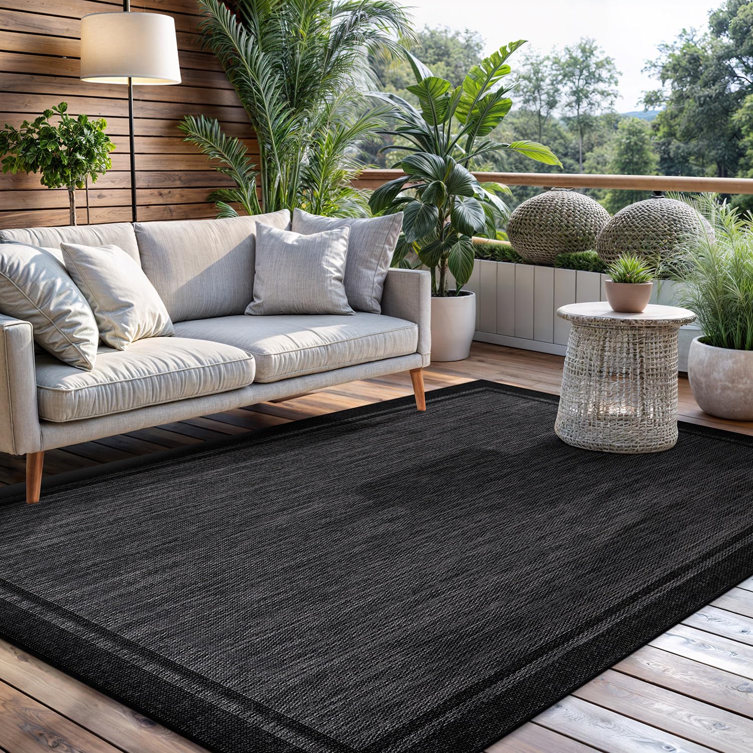 CAMILSON short-haired polypropylene rug for easy care
