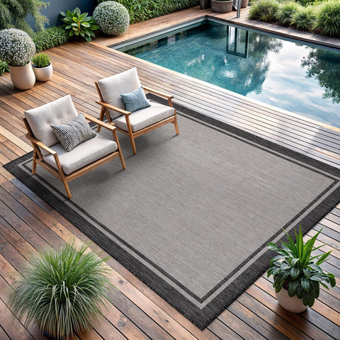 CAMILSON UV protected rug maintains color under sun exposure
