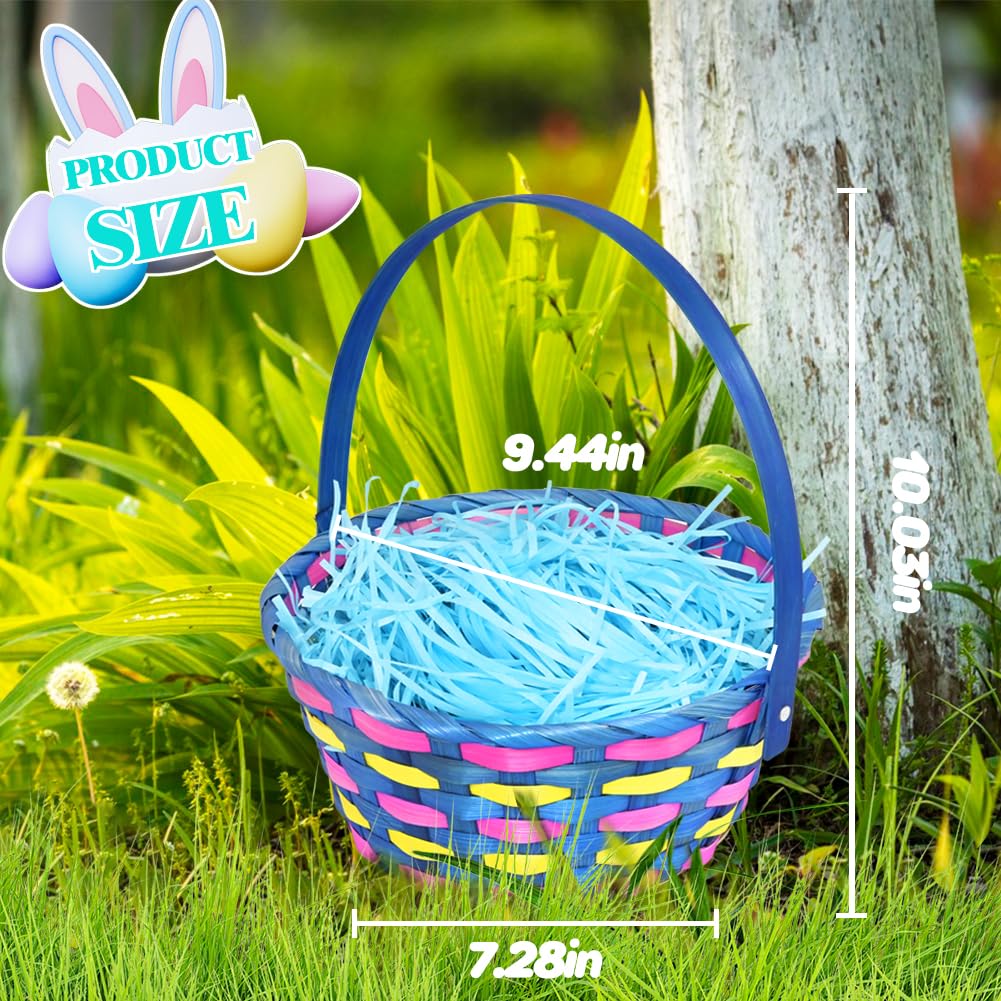 CAMIRUS Basket with Handles highlights kid-friendly carrying and secure egg transport.